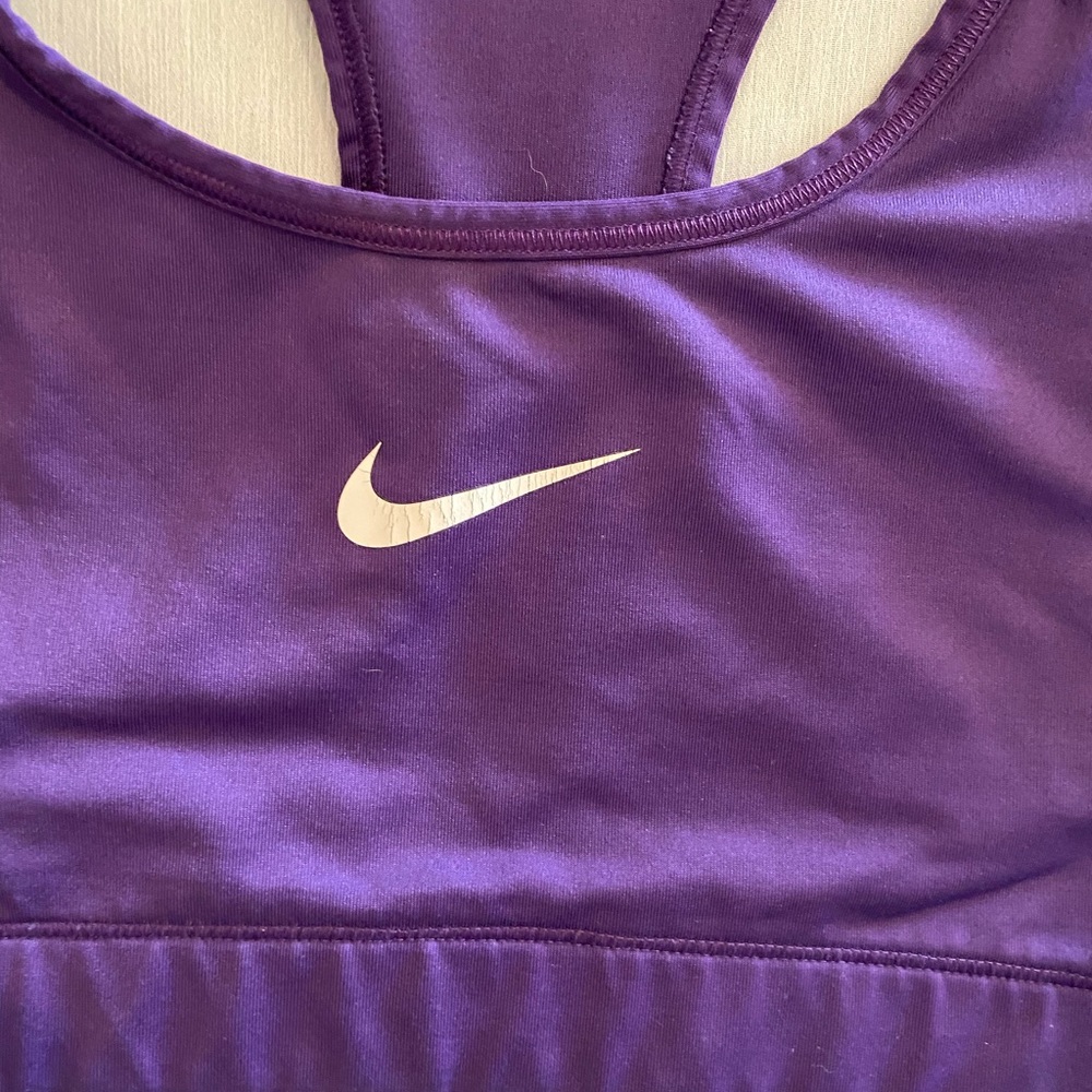 Nike Pro Sports Bra, purple, small - Picture 3 of 3